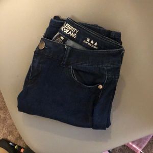 celebrity pink skinny jeans